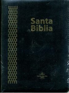Biblia RVR60 Tamaño085CZLGIA Letra Gigante Flexible Cierre Negro